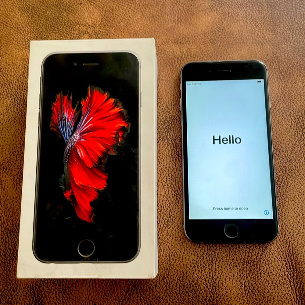 Verizon Apple iPhone 6s, 64GB, Space Gray color.